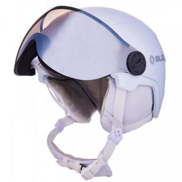 BLIZZARD-W2W Double Visor ski helmet, white matt, smoke lens, mirror Fehér
56/59 cm 2022