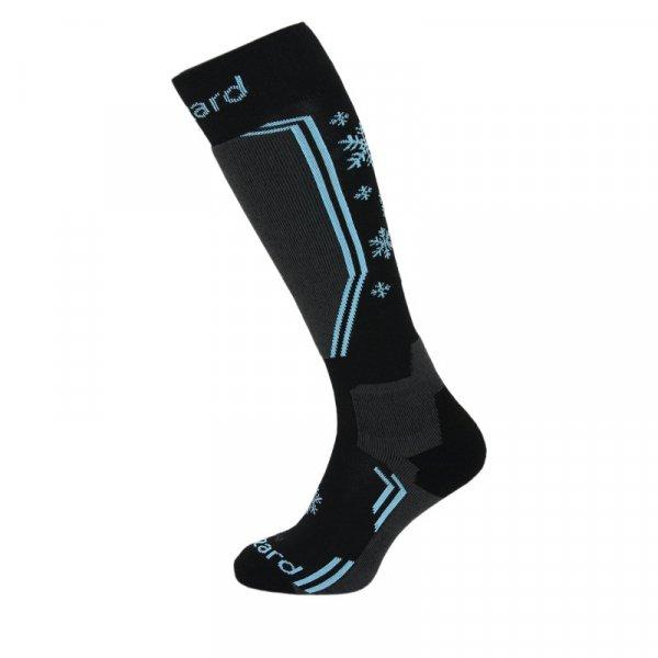BLIZZARD-Viva Warm ski socks, black/grey/blue Fekete 31/34