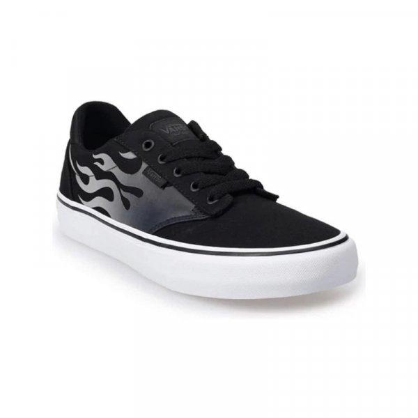 VANS-MN Atwood Deluxe faded flame/black/white Fekete 45