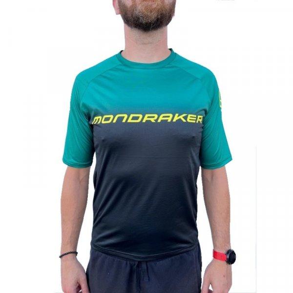 MONDRAKER-Enduro/Trail Jersey short, british racing green/black/yellow Zöld L