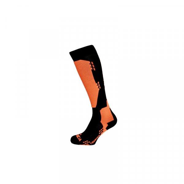 TECNICA-Touring ski socks, black/orange Fekete 39/42