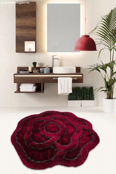 Big Rose Akril fürdőszoba szőnyeg Gesztenyebarna