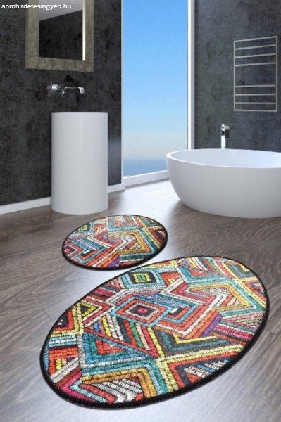 Maglie DJT Fürdőszoba szőnyeg szett (2 darab) Multicolor