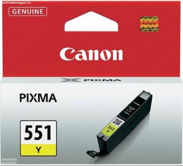 Canon tintapatron CLI-551 sárga 7ml 225 old. 