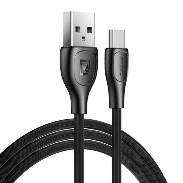 USB-C Remax Lesu Pro kábel, 1 m, 2,1 A (fekete)