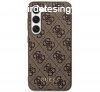 Guess 4G Metal Gold Samsung Galaxy S24+ szilikon tok, barna