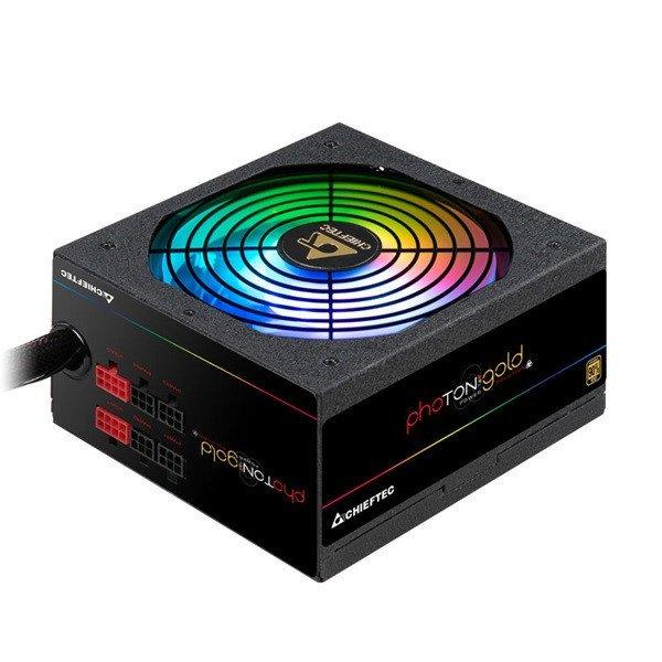 CHIEFTEC Tápegység Moduláris, Photon Gold 650W, 14cm, RGB világítás, ATX
BOX