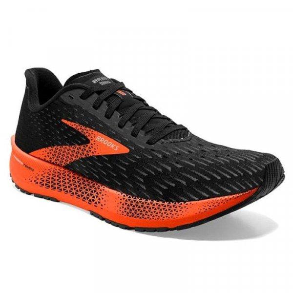 BROOKS-Hyperion Tempo black/flame/grey Fekete 44,5