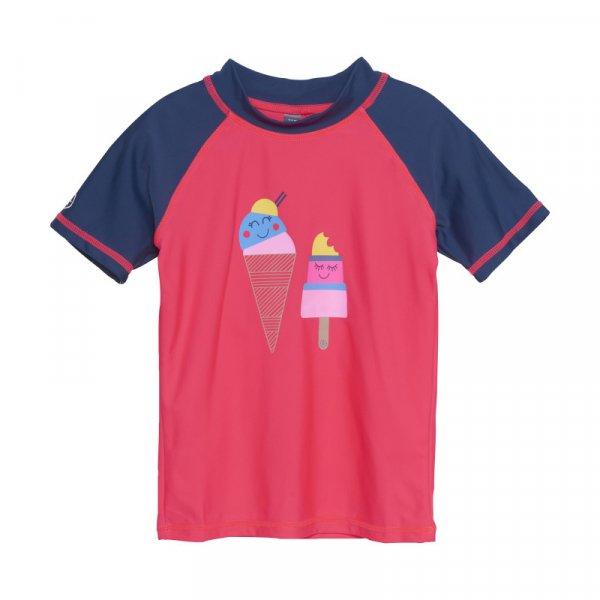 COLOR KIDS-T-shirt W. Print, diva pink