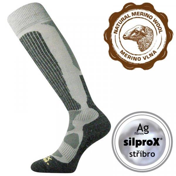 VOXX-Merino Etrex-kneesock-Light grey Szürke 35/38