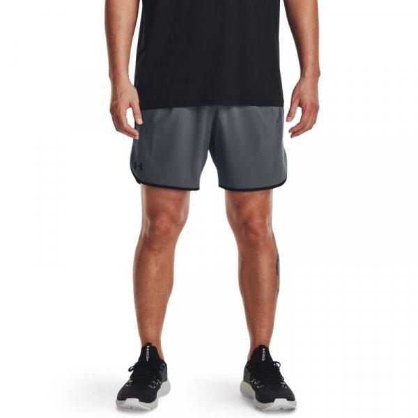 UNDER ARMOUR-UA HIIT Woven 6in Shorts-GRY