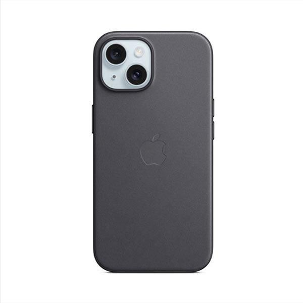 Apple iPhone 15 Plus FineWoven Case tok MagSafe-vel - Fekete