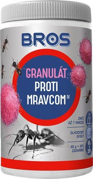 Granulát Bros, proti mravcom, 60g + 20% ingyenes