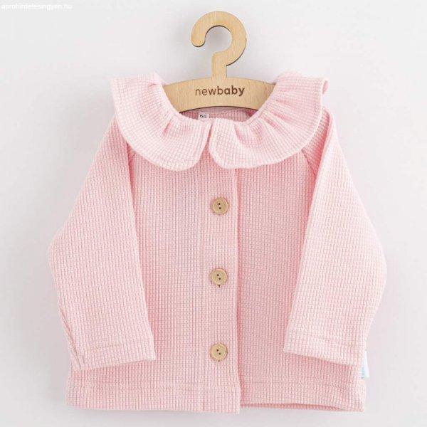 Baba kabátka gombokkal New Baby Luxury clothing Laura rózsaszín