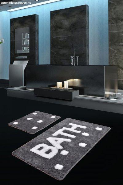 Bath Akril fürdőszoba szőnyeg szett (2 darab) Füst