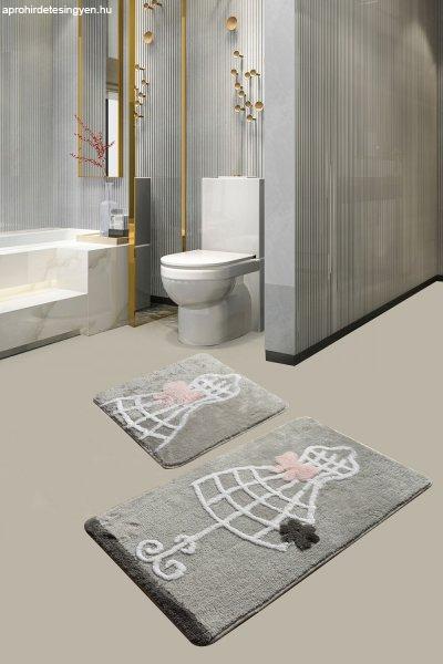 Elbise Akril fürdőszoba szőnyeg szett (2 darab) Multicolor