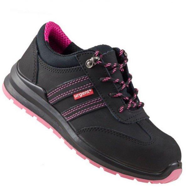 MV URGENT női cipő Lady 214 S1 fekete-rózsaszín (LF00788) 36-41