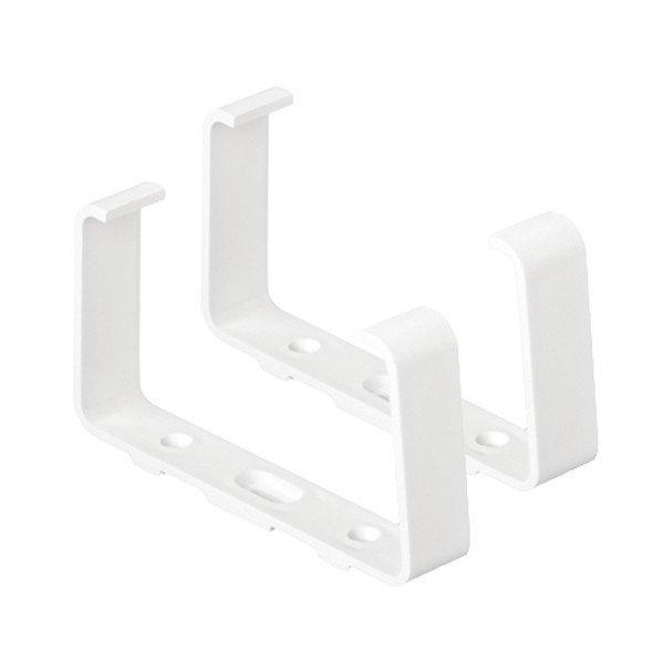 EL02-410 PVC CLIPS FOR FLAT DUCTS 110x55,2 PCS SET