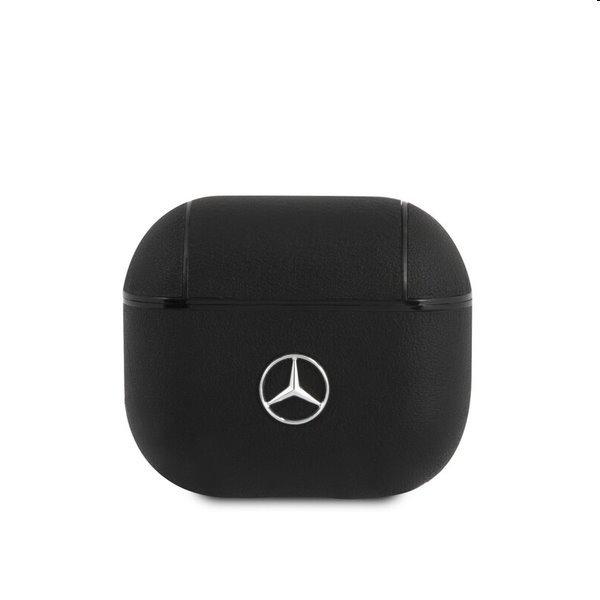 Mercedes bőrtok AirPods 3 számára, fekete