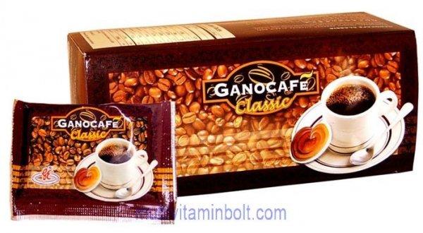 Gano Cafe Classic Ganoderma tartalmú instant kávé - 30 tasak x 3 g/doboz -
GanoExcel