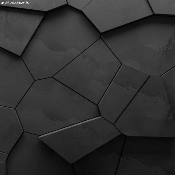 Soner törés- és hőálló konyhai hátfal fekete absztrakt mintában 60x120
cm
