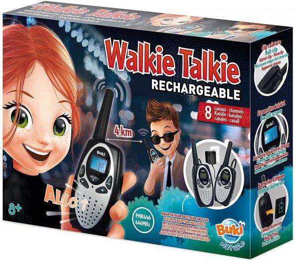 BUKI Walkie Talkie tölthető akkumulátorral 