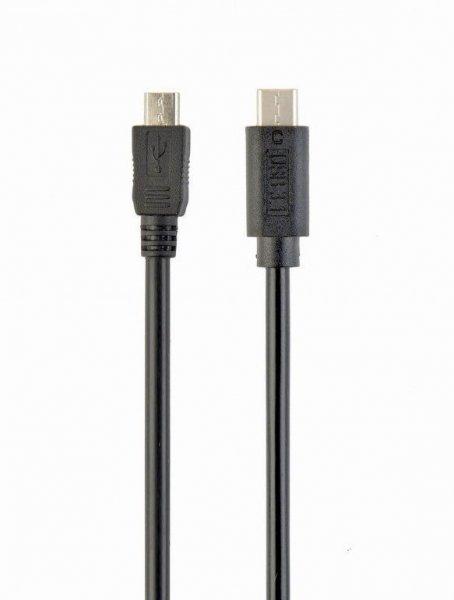 Gembird CCP-USB2-MBMCM-1M USB TYPE-C -> micro USB 2.0 BM cable 1m Black