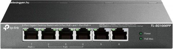 TP-Link TL-SG1006PP 6-Port Gigabit Desktop Switch with 3-Port PoE+ and 1-Port
PoE++