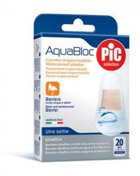 PiC antibakteriális sebtapasz AquaBloc vegyes 20 db