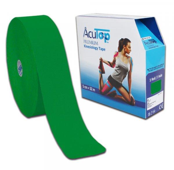 ACUTOP Premium Kineziológiai Tapasz 5 cm x 32 m Zöld