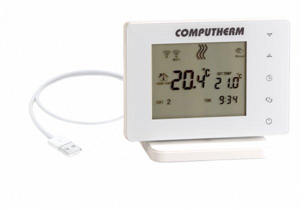 COMPUTHERM E800 RF (TX) wifi termosztát vezeték nélküli érintőkijelzős
vezérlővel