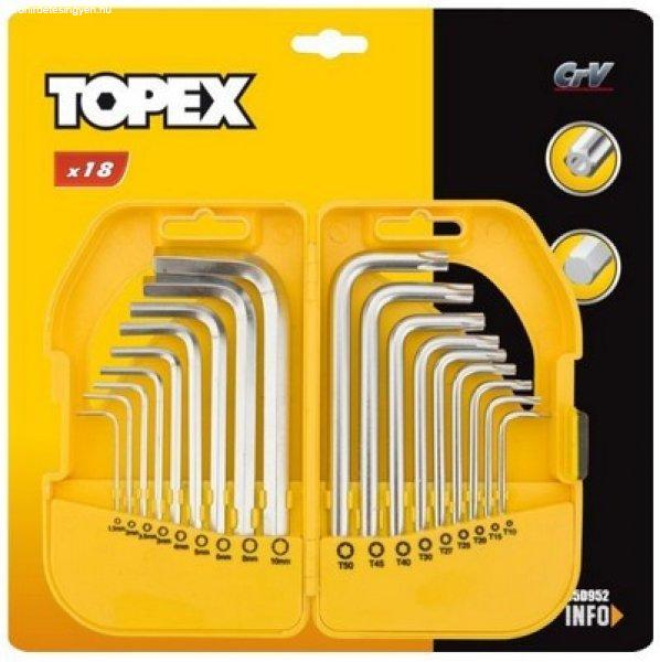 TOPEX imbusz és torxkulcs klt 18 r 35D952