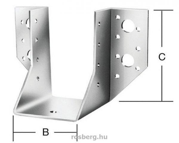 VORMANN gerendatartó 50x100 mm (10db/csomag) 70971 