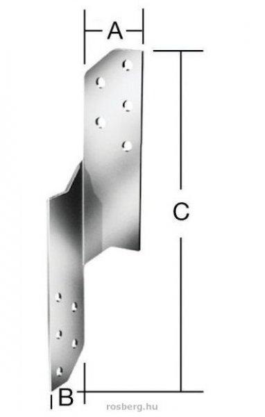 VORMANN függesztő lemez 33x170 70946J (50db/csomag)