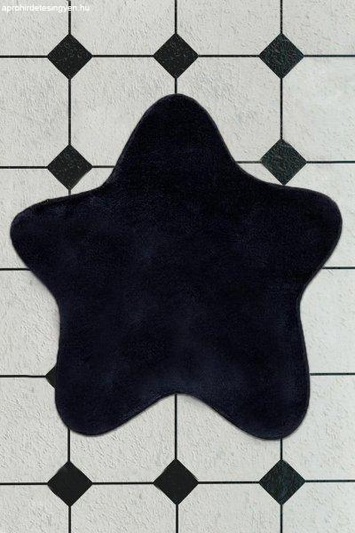 Csillag alakú fürdőszobaszőnyeg, fekete - STARLETTE - Butopêa