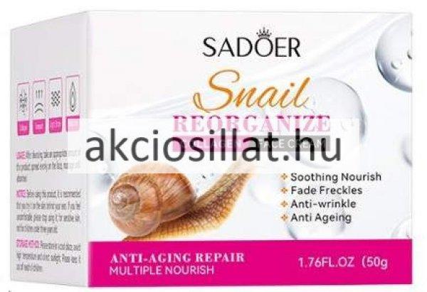 Sadoer Snail Collagen arckrém 50g
