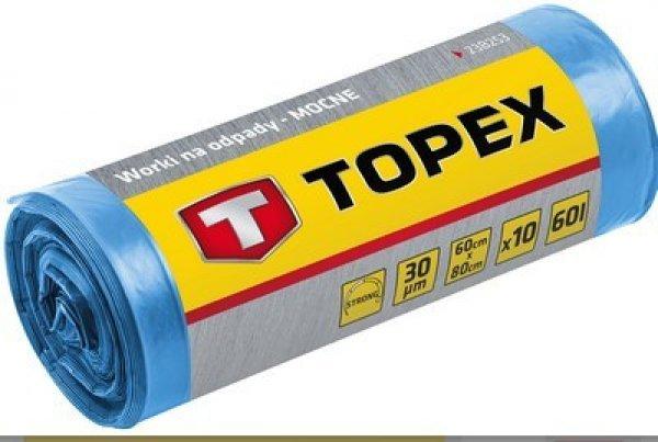 TOPEX szemeteszsák 23B258 120L kék szuoer erős / 10 db