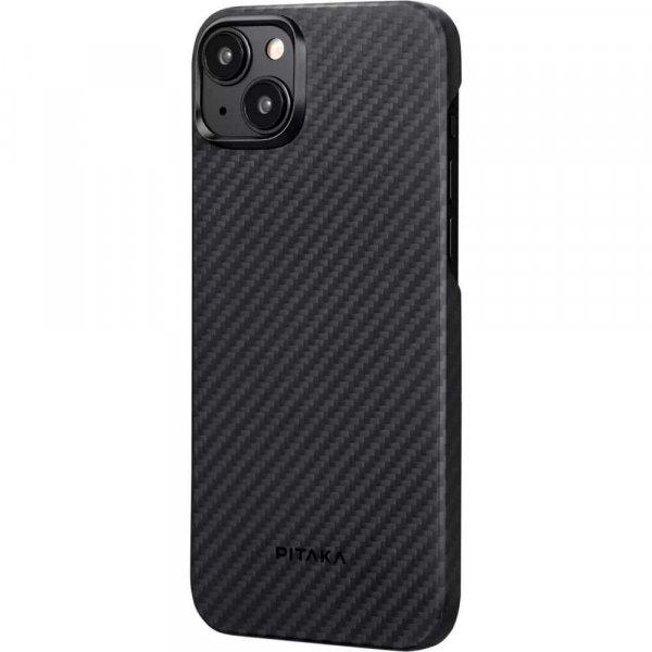 Pitaka MagEZ Case 4 Black / Grey Twill 1500D iPhone 15 készülékhez - MagSafe
rögzítéssel