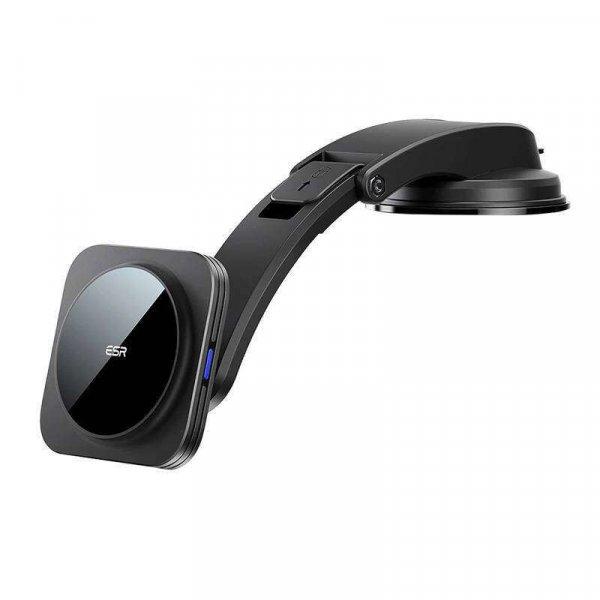 ESR HaloLock MagSafe Autós telefontartó / vezeték nélküli töltő - Fekete