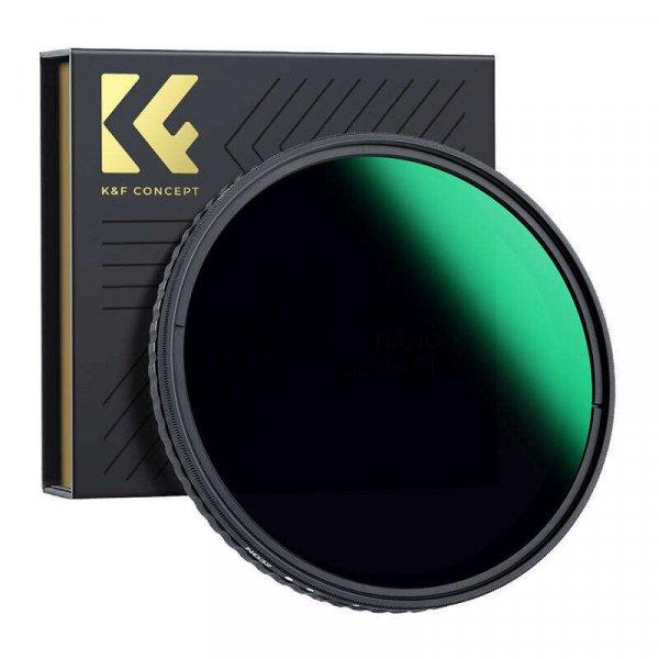 K&F Concept KF01.1076 - 62mm Nano-X VND8-128 Szűrő