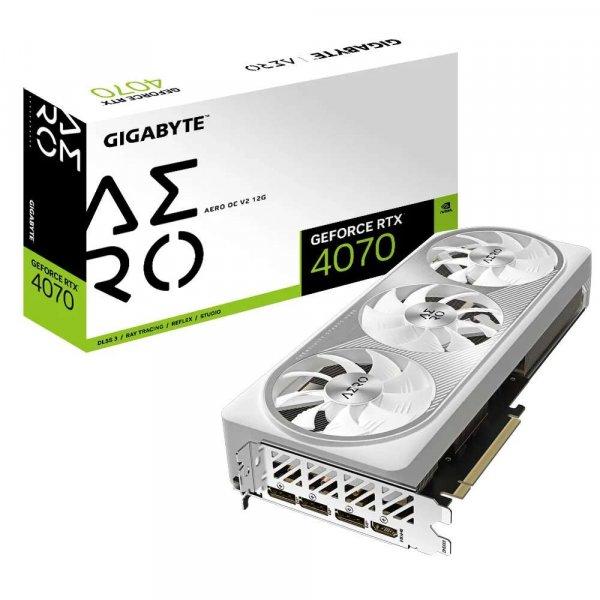 Gigabyte GeForce RTX 4070 12GB GDDR6X Aero OC V2 12G Videókártya