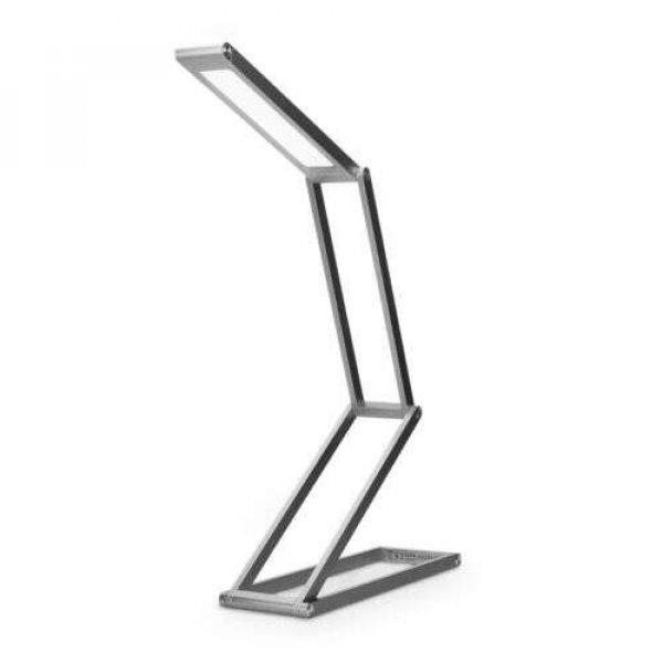 LED és microUSB összecsukható asztali lámpa, Kwmobile, szürke, alumínium,
40590.73