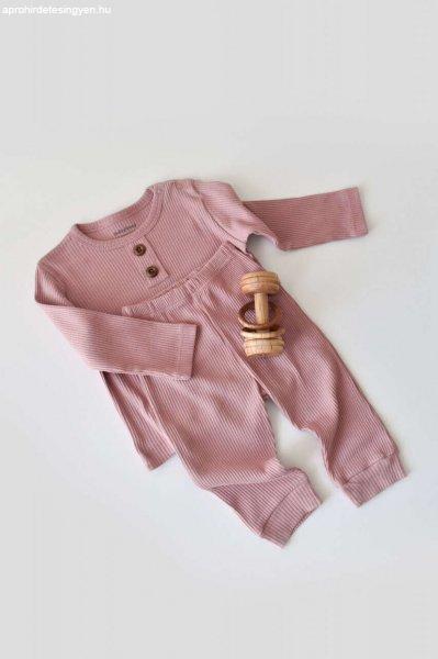 Blúz szett hosszú ujjú és hosszú nadrág organikus és modális pamutból -
Pink BabyCosy (Méret: 6-9 hónap)