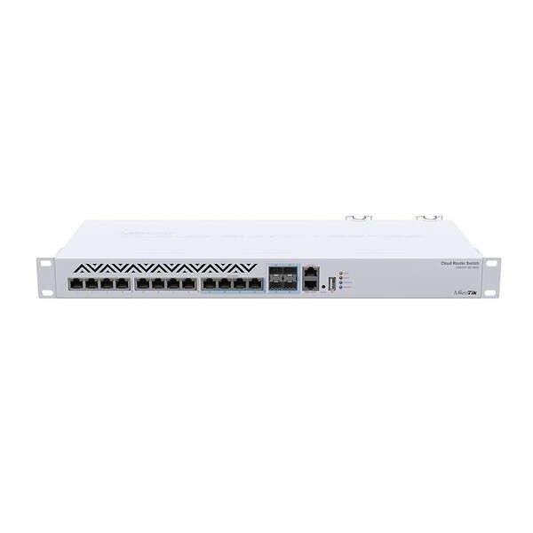 Mikrotik CRS312-4C+8XG-RM Cloud Router Switch 1x100Mbps + 8x10Gbps + 4x10Gbps
Combo SFP+, Redundáns, Rackes - CRS312-4C+8XG-RM