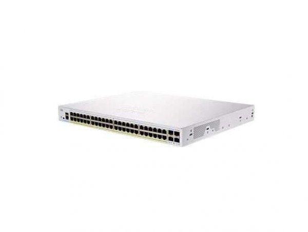 Cisco CBS250-48PP-4G-EU hálózati kapcsoló Vezérelt L2/L3 Gigabit Ethernet
(10/100/1000) Ezüst