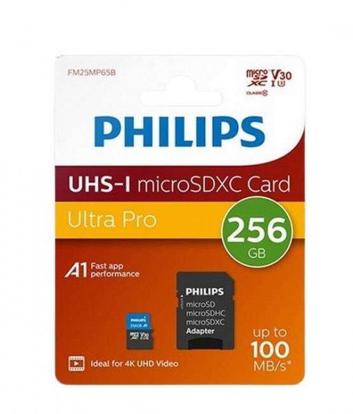 Philips PH133532 MicroSDXC, 256GB, Class 10 UHS-I memóriakártya SD adapterrel