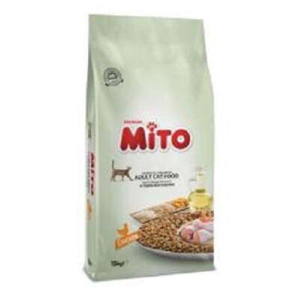 MITO Economic Cat 15 kg száraz eledel macskák részére csirke és rizs
szardellával, rákkal (MITOECO15