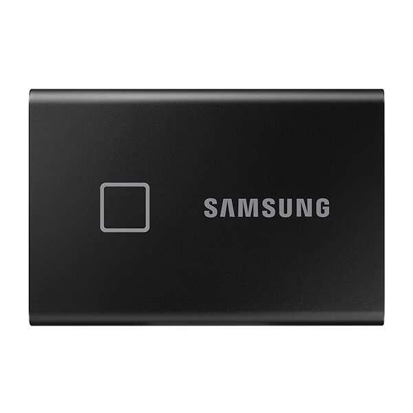 Samsung Külső SSD 1TB, MU-PC1T0K/WW (T7 Touch external, fekete, USB 3.2, 1TB)