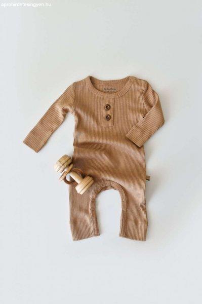 Hosszú ujjú jumpsuit és hosszú nadrág organikus és modális pamutból -
BabyCosy Brown (Méret: 9-12 hónap)