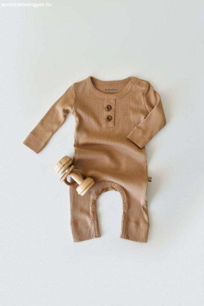 Hosszú ujjú jumpsuit és hosszú nadrág organikus és modális pamutból -
BabyCosy barna (méret: 0-3 hónap)
